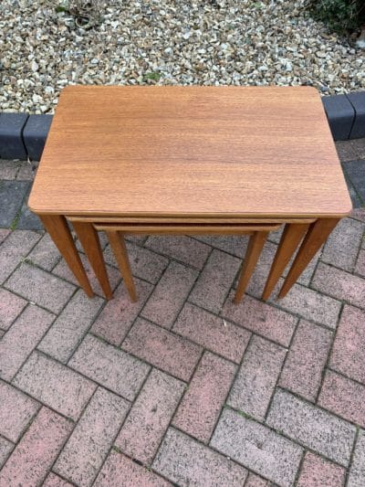 Gordon Russell Nest of Three Tables c1950s Cotswolds Antique Furniture 6