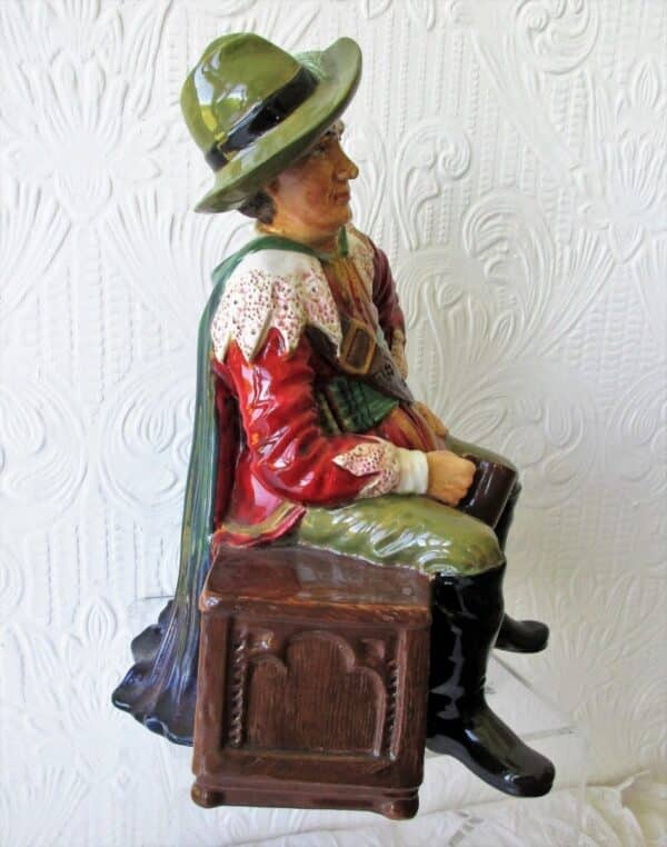 English Studio Pottery Porcelain Figurine ~ "Cavalier" ~ Reginald Johnson - Image 4