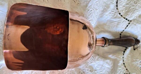 Antique English Victorian Copper Dry Goods Scoop Antique Antique Metals 7