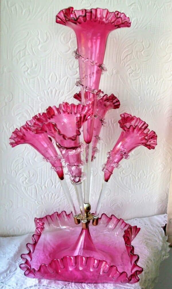 Cranberry Epergne