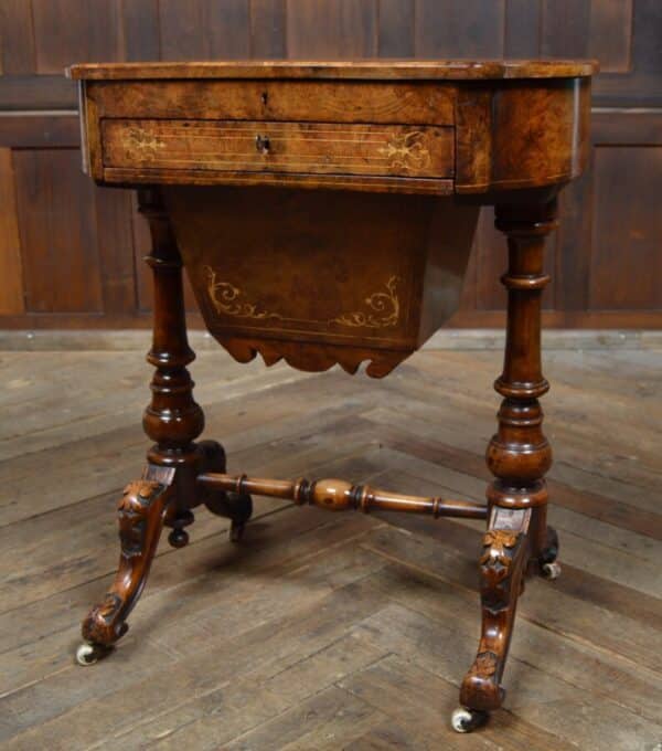 Victorian Walnut Work Table SAI2853