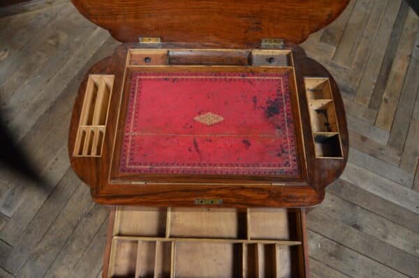 Victorian Walnut Work Table SAI2853 - Image 32