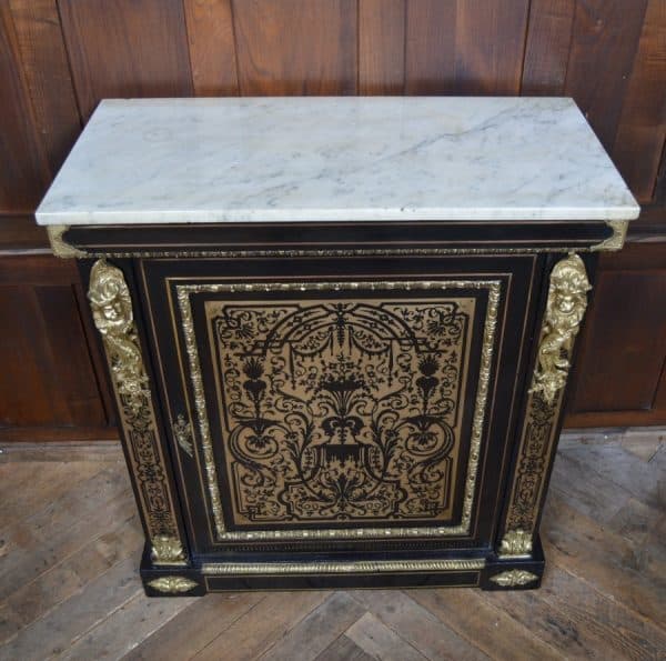 Victorian Mable Top Pier Cabinet SAI2913 - Image 8