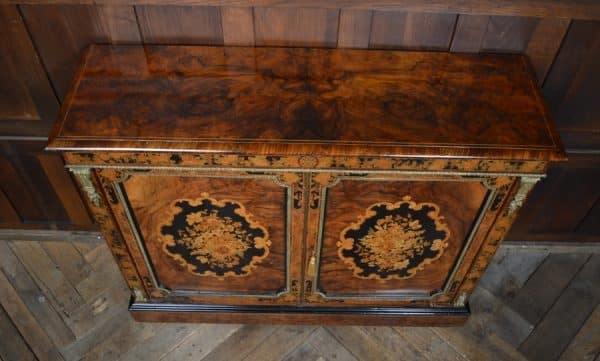 Victorian Walnut 2 Door Pier Cabinet SAI2912 - Image 5