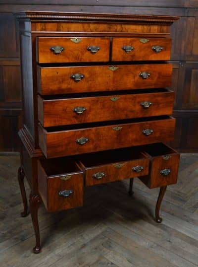 Walnut Chest On Stand SAI3161 Antique Draws 10