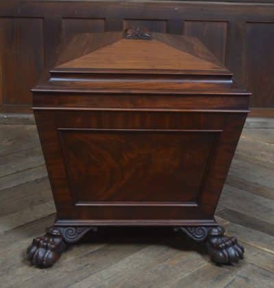 Mahogany Sarcophagus Shape Wine Cooler SAI1997 Antique Furniture 15