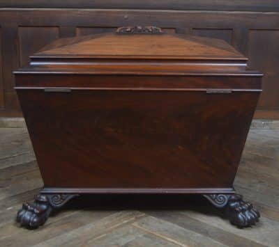 Mahogany Sarcophagus Shape Wine Cooler SAI1997 Antique Furniture 16