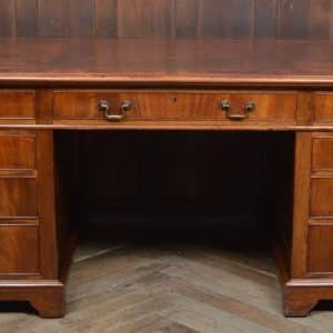 Edwardian Mahogany Knee-hole Desk SAI2985 Antique Desks 3