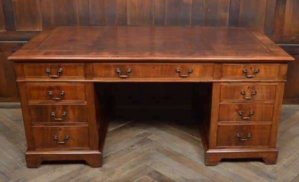 Edwardian Mahogany Knee-hole Desk SAI2985 - Image 6