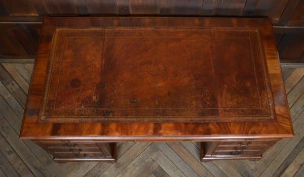 Edwardian Mahogany Knee-hole Desk SAI2985 - Image 17