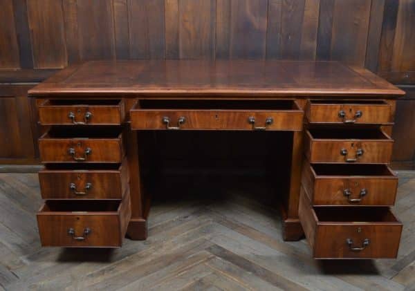 Edwardian Mahogany Knee-hole Desk SAI2985 - Image 15