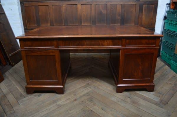 Edwardian Mahogany Knee-hole Desk SAI2985 - Image 11