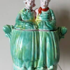 Dutch Couple Biscuit Barrel