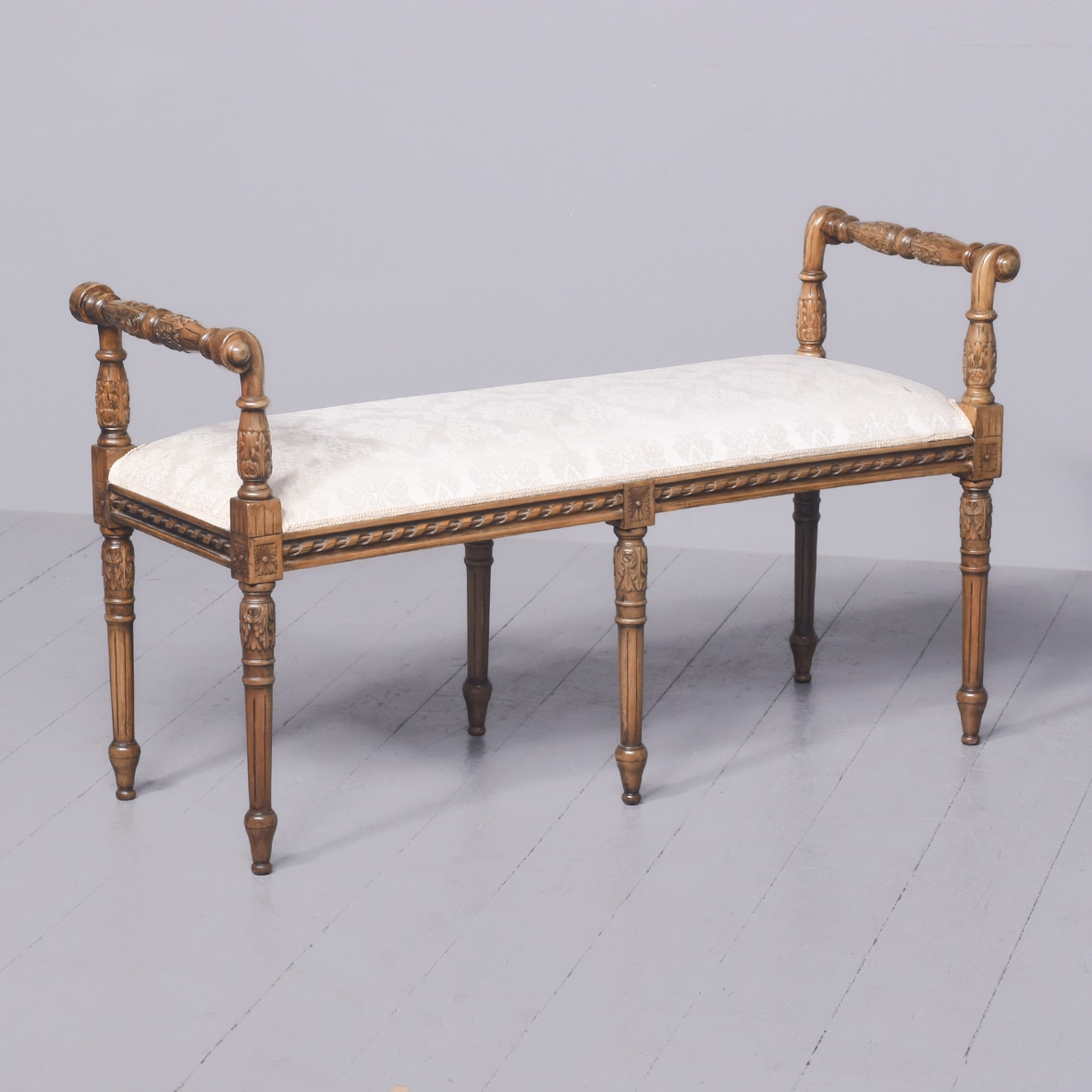 George III Style Duet or Window Seat window seat Antique Benches