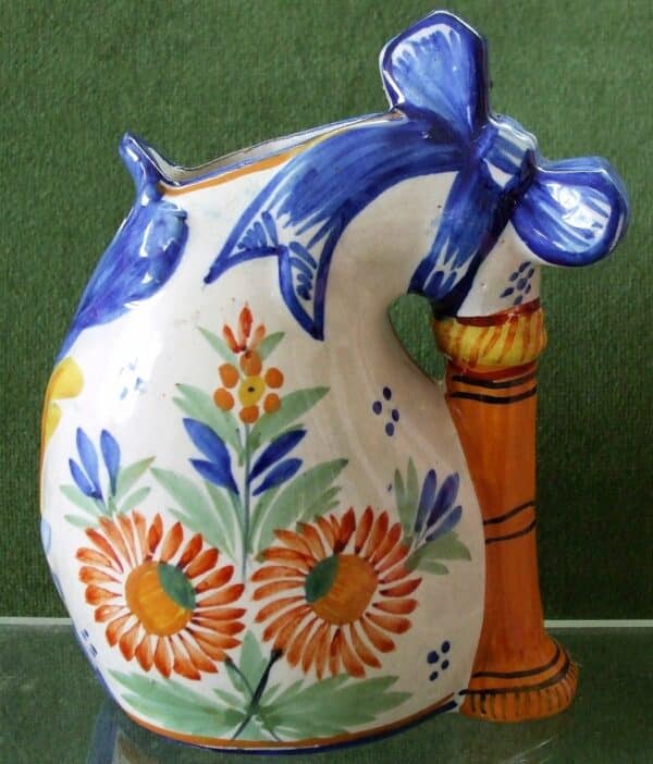 Vintage Henriot Quimper French Faience "Biniou" Vase - Image 2