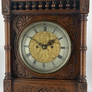 Awesome Twin Fusee Victorian Bracket Clock – ca1870 Antique bracket clock Antique Clocks