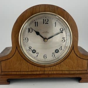 Antique Hat shaped Mantle Clock – Garrard movement –  ca1930 Mantle Clock Antique Clocks