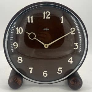 Awesome Metamec Art Deco Mantle Clock – ca1960 gold gilt metal Antique Clocks 3