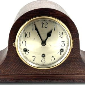 Lovely Hat Shaped Westminster Chime Mantel Clock – ca 1940 Musical Westminster Chime Antique Clocks