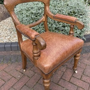 Late Victorian Desk Chair desk chair Antique Chairs