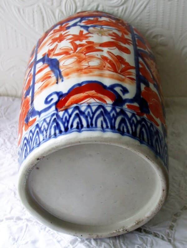 Antique Japanese Meiji Period Imari Vase - Image 5