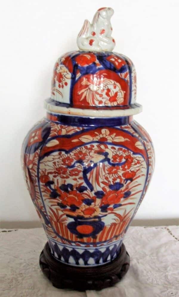 Imari Vase and Cover