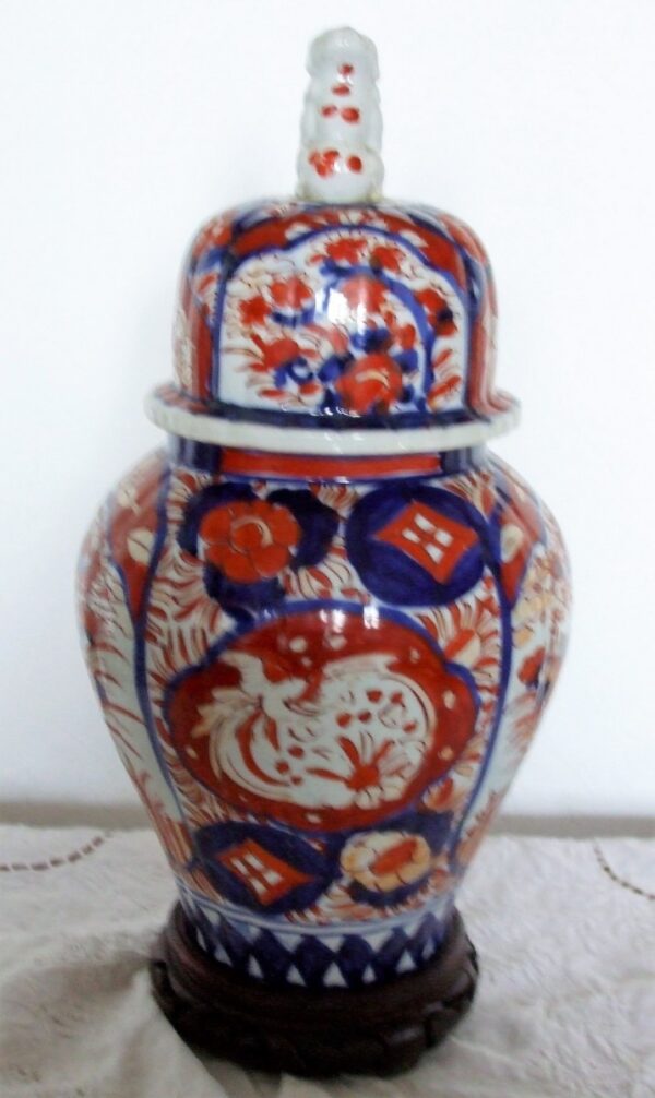 Imari Vase and Cover