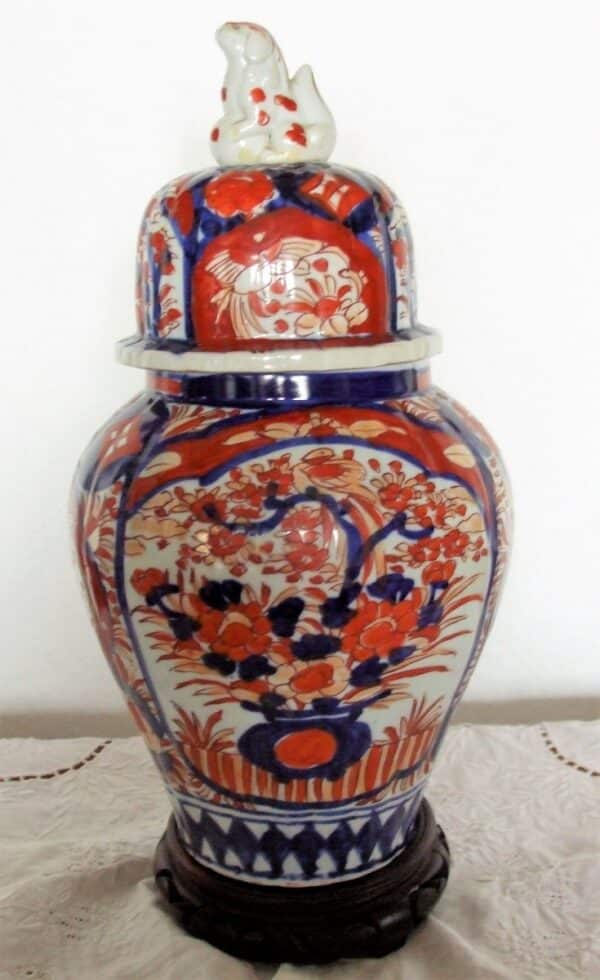 Imari Vase and Cover