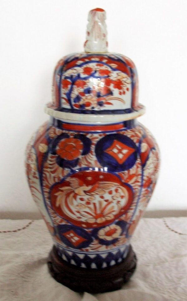 Imari Vase and Cover