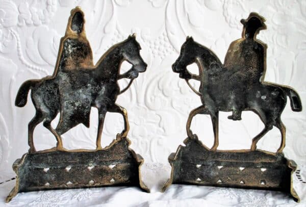 Pair Edward Alexandra Chimney Ornaments