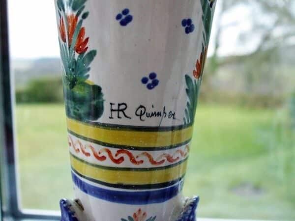 Pair HR Quimper Vases