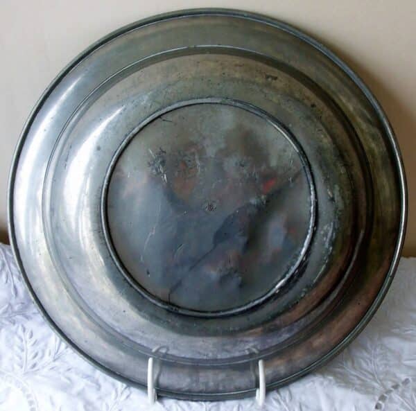 Antique Georgian Pewter Basin - Image 2