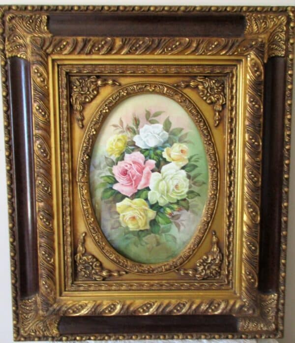 Roses Walnut and Gilt