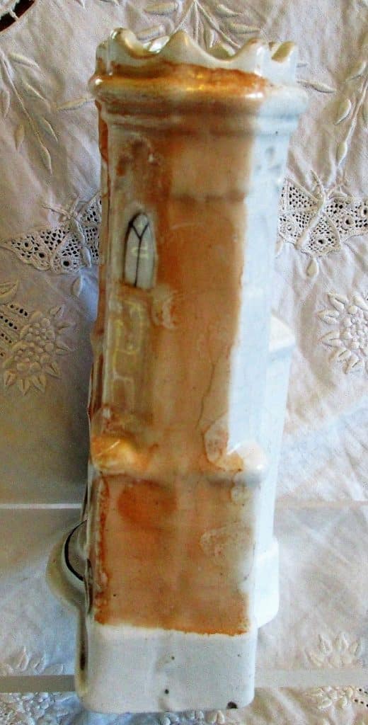 Antique English Victorian Staffordshire Pottery Gothic Castle Antique Antique Ceramics 4