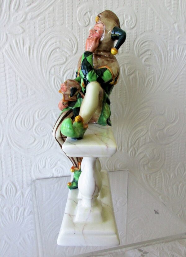 Set of Five Connoisseur English Porcelain Figurines ~ “The Jester” Connoisseur Vintage 15