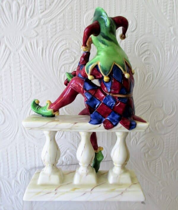 Set of Five Connoisseur English Porcelain Figurines ~ “The Jester” Connoisseur Vintage 26