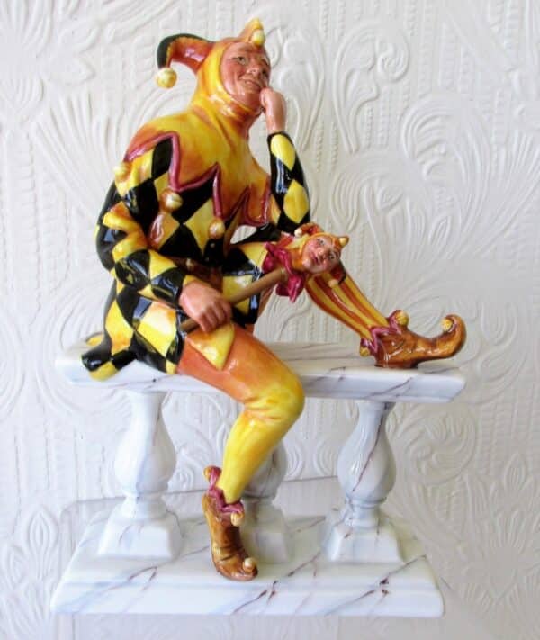 Set of Five Connoisseur English Porcelain Figurines ~ “The Jester” Connoisseur Vintage 4