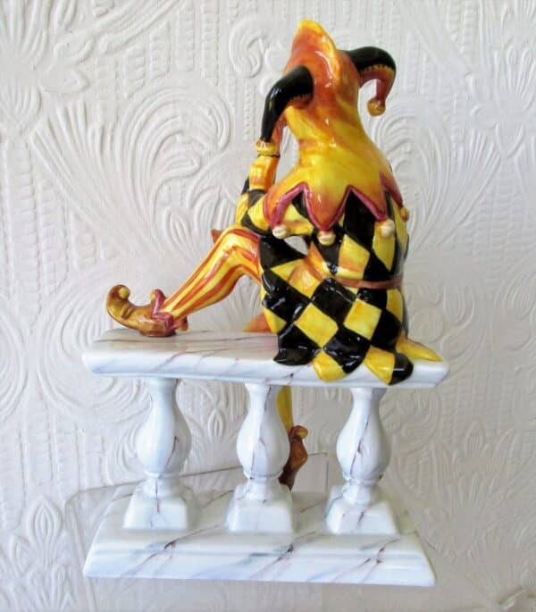 Set of Five Connoisseur English Porcelain Figurines ~ “The Jester” Connoisseur Vintage 6