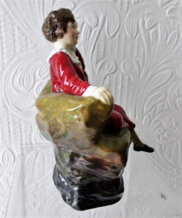 English Studio Pottery Porcelain Figurine ~ “The Red Boy” ~ Reginald Johnson Reginald Johnson Vintage 6