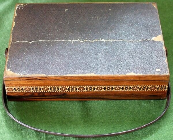 Tunbridge Ware Needlework Casket