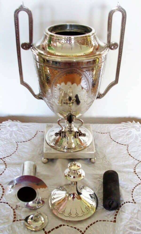 Walker and Hall Silver Plated Samovar