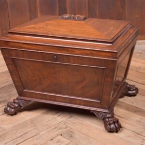 Mahogany Sarcophagus Shape Wine Cooler SAI1997 Antique Furniture