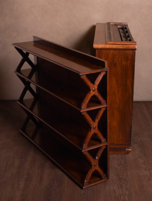 Superb Victorian Rosewood Bookcase SAI1365 - Image 5