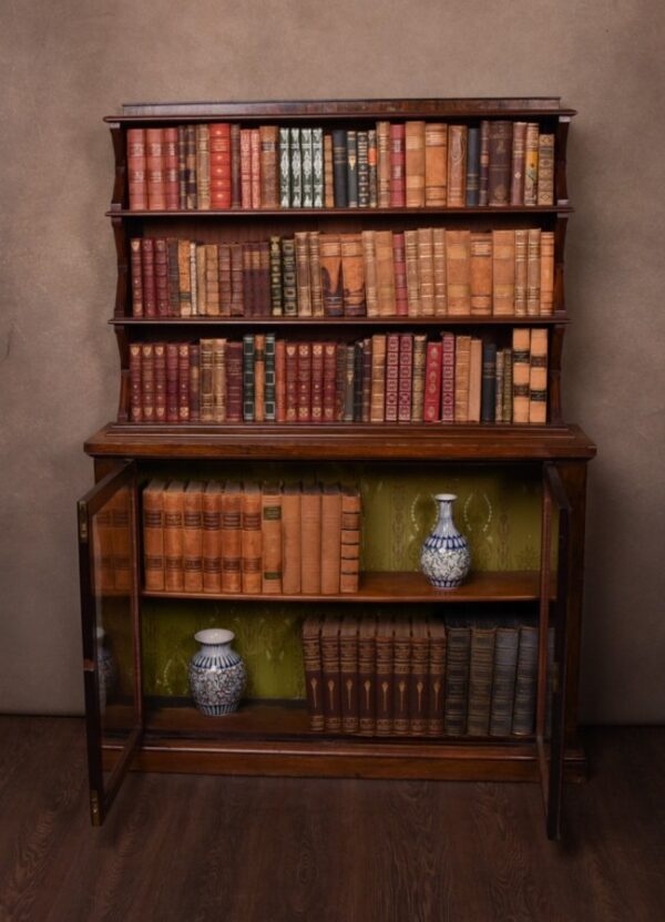 Superb Victorian Rosewood Bookcase SAI1365 - Image 3