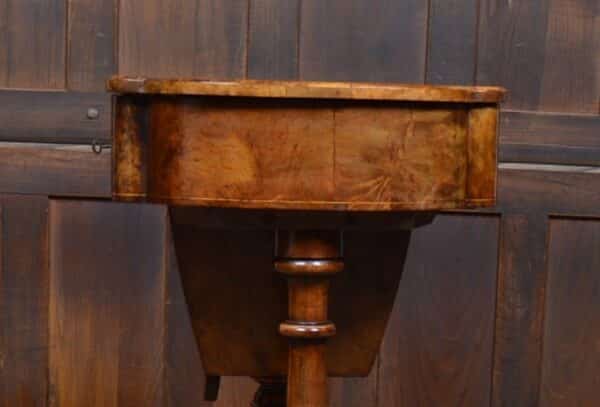 Victorian Walnut Work Table SAI2853 - Image 7