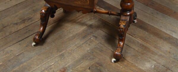 Victorian Walnut Work Table SAI2853 - Image 18