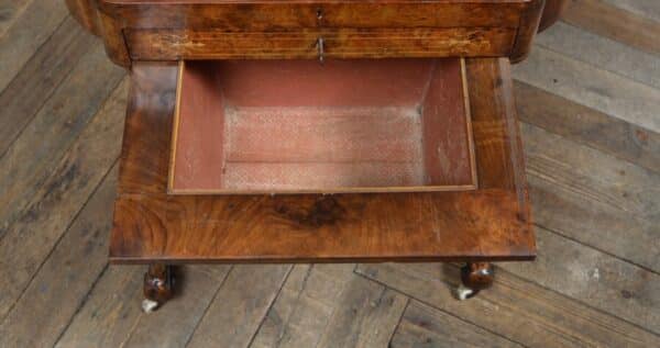 Victorian Walnut Work Table SAI2853 - Image 11