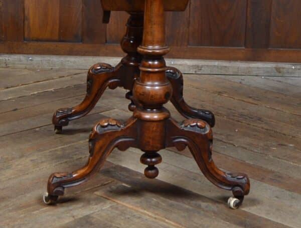 Victorian Walnut Work Table SAI2853 - Image 6