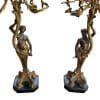 Antique a Pair Baroque Bronze Candelstick - Image 2