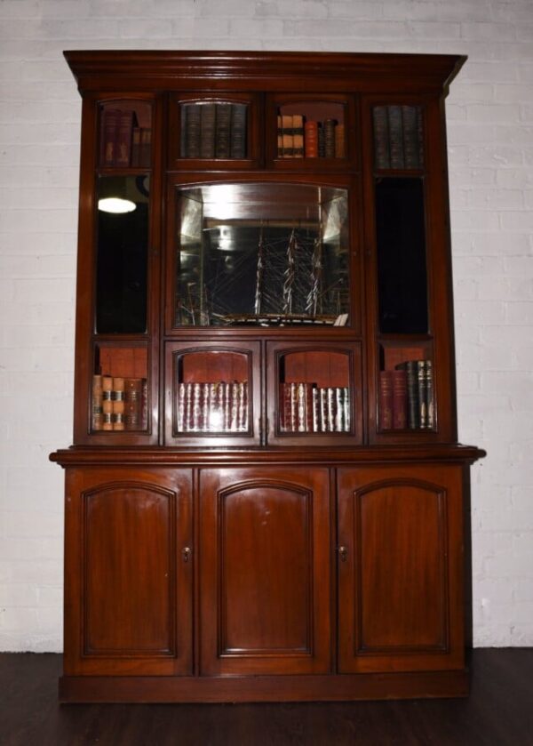 Victorian Mahogany Bookcase SAI1064 Antique Bookcases 6